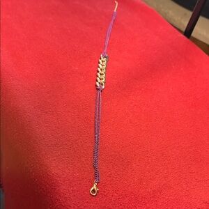 Gold tone and Purple hobo Necklace stylish with anything you’re wearing .